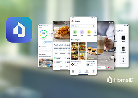 Inspire-se e encontre receitas ​na aplica&ccedil;&atilde;o HomeID